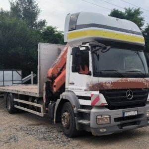 foto EUR4 MB 8.5m +HDS 16tm/12m zdalny łóżko żagiel Mercedes Axora 1824