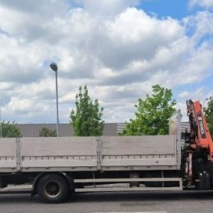 foto EUR4 MB 8.5m +HDS 16tm/12m zdalny łóżko żagiel Mercedes Axora 1824