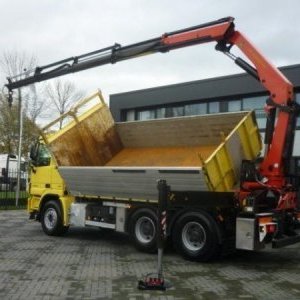 foto 26t 2-side Tipper MB + Palfinger