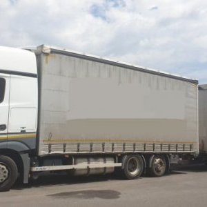 foto 44t/15.6m low jumbo MB 6x2+ Panav 18t tandem Mercedes Actros 2542