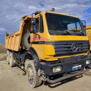 foto 6x6 dumper Mercedes wywrotka