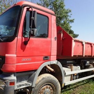 foto 6x6 hakowiec MB 3336 Actros Mercedes